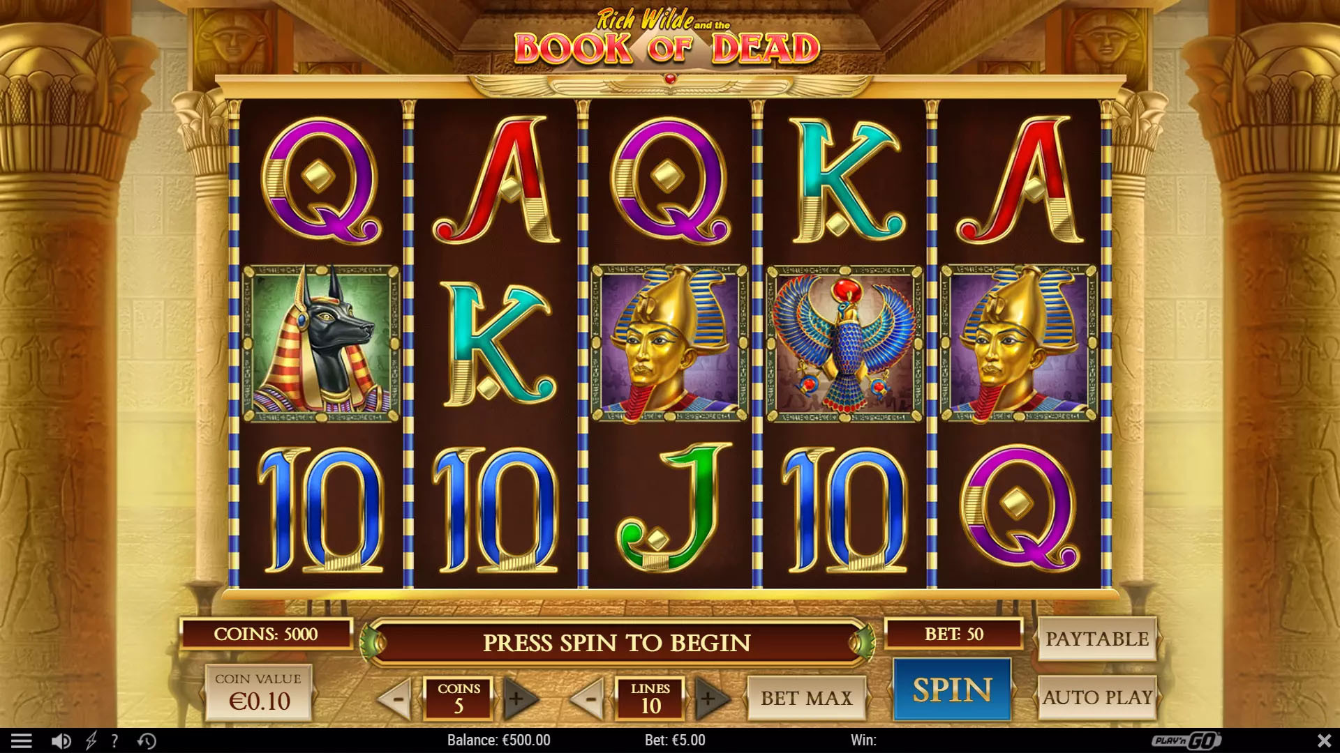 Book of Dead slot image