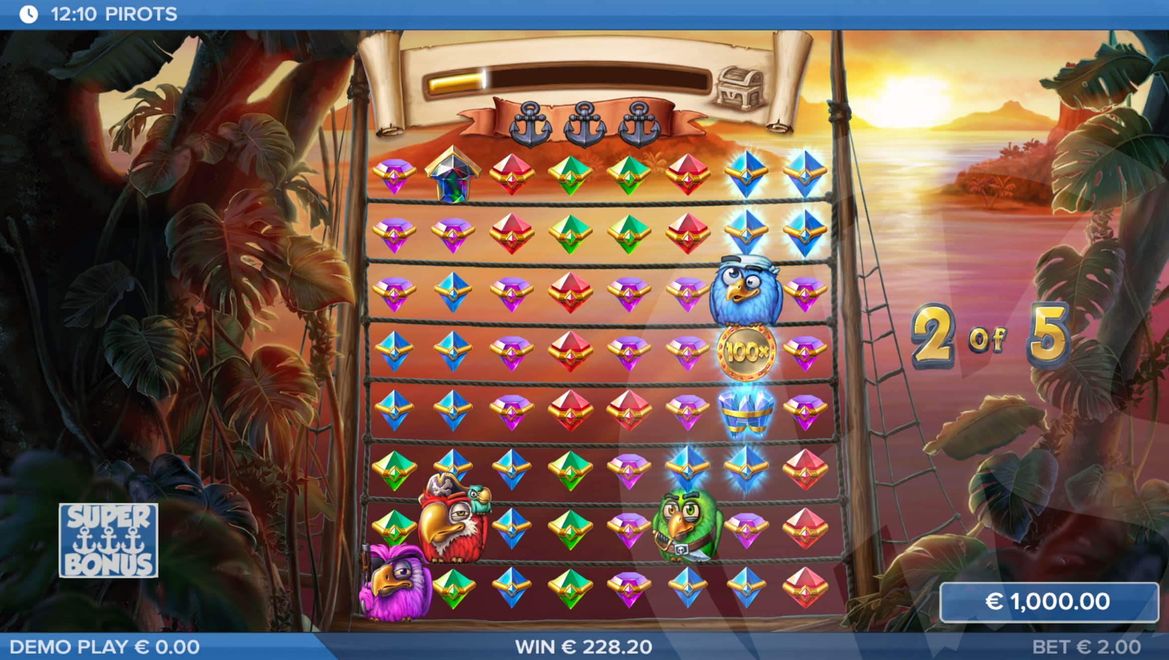 Pirots slot image